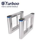 12mm Acrylic Arm 550mm Width 35w Swing Barrier Gate Waist High Turnstile
