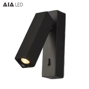 Wholesale Wall mounted led bed wall lamp flexible 3W led bedside wall light headboard reading light from china suppliers