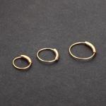Steel Hinged Clicker Seamless Piercing Nose Ring Hoop Lip Ear Ring-6/8/10mm Body
