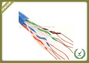 Wholesale Cat6 Utp Network Fiber Cable Solid Copper Pass Fluke Test 4 Pair 305m from china suppliers