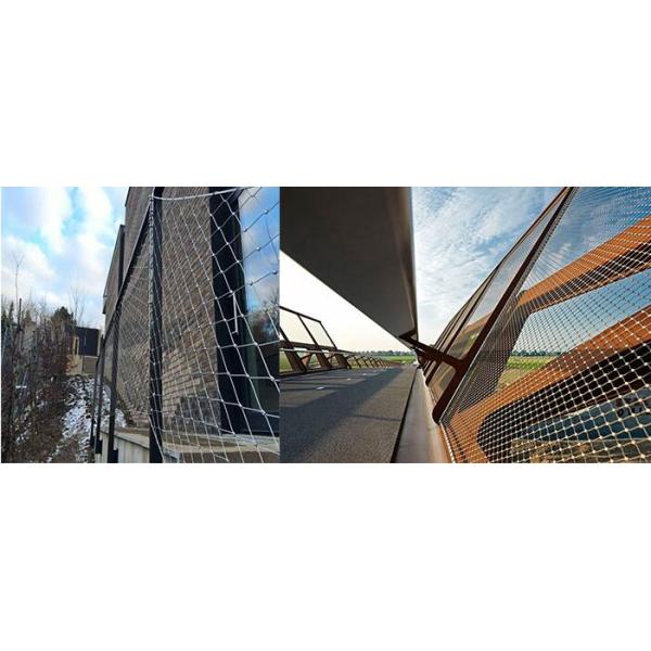 Inox 316 Stainless Steel Cable Mesh Custom Ferrule Type X Tend