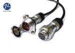 Vehicle Rear View Camera Cable For 3 Channel Kits with 7 Pin Electrical Socket