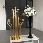 80cm-100cm Tall Black Glass Stemmed Glass Vase Hurricane For Wedding Table