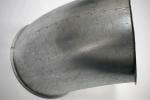 Welding Connection Round Shape Dust Extraction Pipe Stainless Steel Sanitary