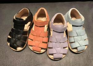 China Summer flat Closed Toe Soft Kids Shoes on sale