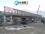 High Tensile Bailey Truss Bridge Steel / Timber Deck Stable Fortified