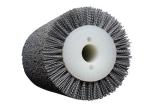 Wood Polishing Metal Wire Brush Grinding Abrasive Brush Roller Custom Size