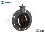 Ductile Iron Wafer Butterfly Valve Viton Lined Mono Flange Type ANSI 150
