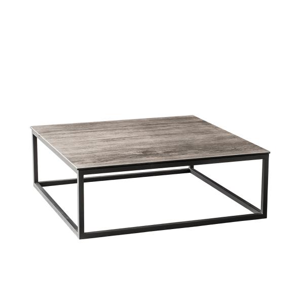 Wholesale Rectangle Artistic Coffee Tables , Tempered Glass Coffee Table Black Leg from china suppliers