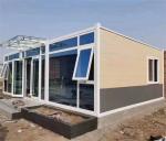 Temporary Office Apartment Container Mobile House with Light Steel Structure