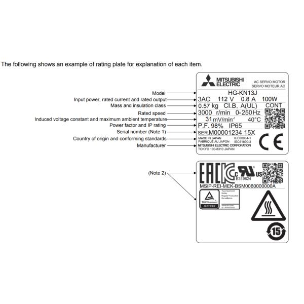 HG-KN13 Industrial Automation Parts Good Price Servo Motor
