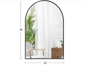 Wholesale Customized Aluminum Alloy Bathroom Decorative Wall Hanging Mirror in Large Round Shape from china suppliers