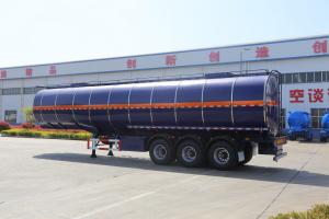 Wholesale 3-Axles Carbon Steel 40000-50000L Oil Tank/Fuel Transport Tanker Semi Truck Trailer from china suppliers