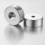 Customized Rare Earth Disc Magnets , N35 N50 N52 Hard Disk Neodymium Magnets