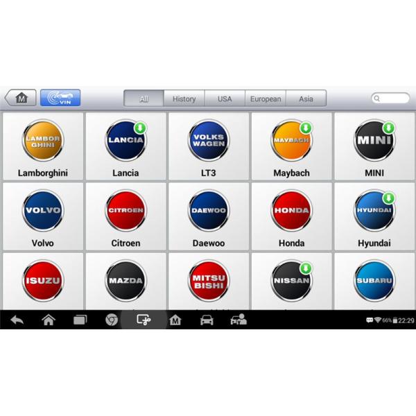 Autel Original MaxiCOM MK808 Diagnostic Tool 7-inch LCD Touch Screen Swift Diagnosis Functions of EPB/IMMO/DPF/SAS/TMPS