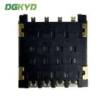 Micro Card Holder SIM Drawer Style 1.5H 8P Telephone Card Holder TF SIM