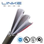 0.76mm Average Thickness Flexible Rubber Flat Power Wire Cable for Machine