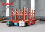 Handling Electric Rail Flat Car Motorized Transfer Trolley 350t For Steel