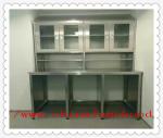 ISO 9001 Hospital Steel Lab Cabinets , Anti Corrosion Metal Laboratory Furniture