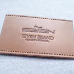 Heat Press Embossed Leather Patches