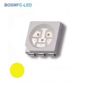 China 5050 SMD LED Yellow light emitting diode Amber led chip  for license plate led lamp on sale