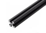 Black Anodized Aluminium Profile System T Slot Aluminum Extrusion In Silver