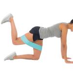 13in 100% Silicone Workout Fabric Resistance Bands Woven SGS