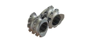 Wholesale TME Mixing Zone Twin Extruder Screw Element Extruded Parts 0.3kg PE from china suppliers