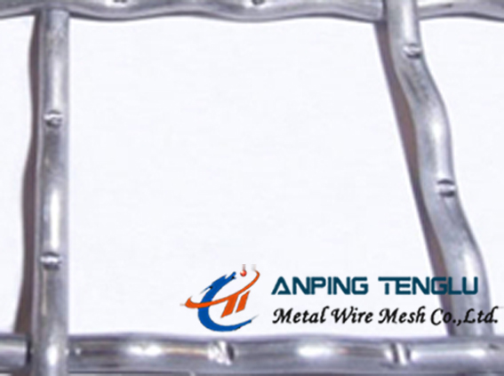 SS, Al, Cu, Ni Intermediate Crimped Wire Mesh, 5-100mm Opening, 0.6-5.8mm Wire