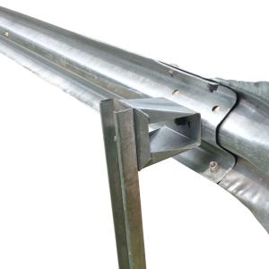 Wholesale Hot Dippe Galvanized Corrugated W Beam Steel Highway Guardrail with Box Spacer Block from china suppliers
