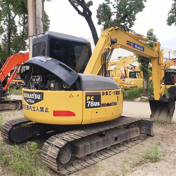 Japan Used Komatsu PC78 Mini Excavator Original Hydraulic Valve Transport Height 2.5m