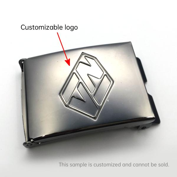 42*35mm higlt quality Customizable Metal Flip Top Belt Buckle for man