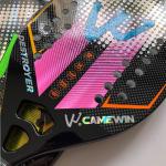 3K Carbon Fiber Rough Face Beach Tennis Racket Professional Padel Tennis Racquet