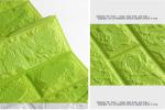 Green 8mm 3d Foam Brick Self Adhesive Waterproof Wall Sticker