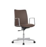 Rotating Electronic Leather Ergonomic Executive Office Chair High Back Five Star