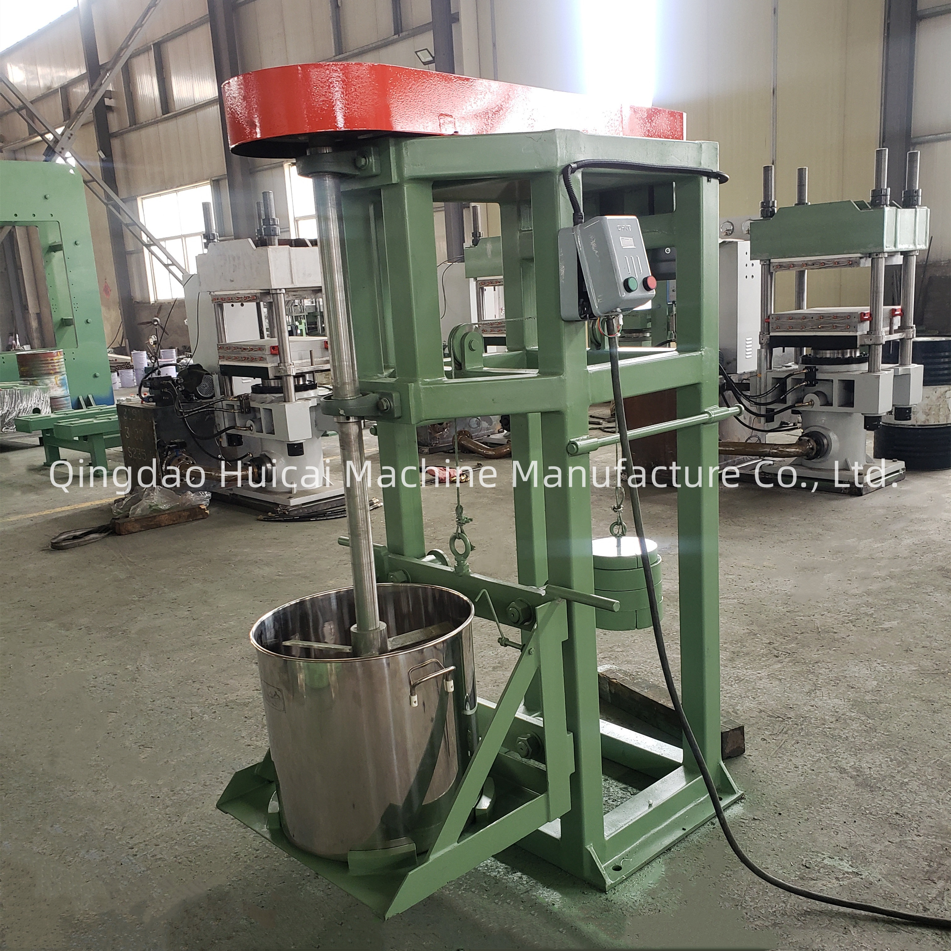 Easy to Operate Rubber Tile Making Machine with Blue Vulcanizing Process and Efficiency