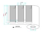 Flexible 70x25x1mm Fragile UHF RFID On Metal Tag Passive White Color