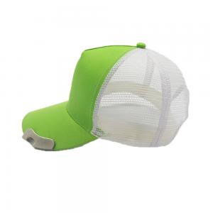 Wholesale Foam And Mesh Blank 5 Panel Trucker Cap Bottle Opener Hat Unisex Gender from china suppliers