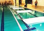 Unique Water Aqua Yoga Mat , Inflatable Floating Yoga Mat Low - Impact