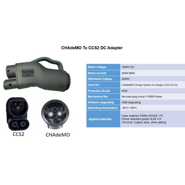 DC Fast CCS2 To CHAdeMO Adapter Custom CHAdeMO To CCS2 Adapter