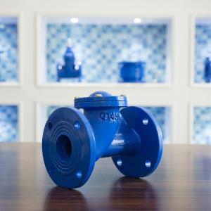 China Ductile Iron Water Ball Check Valve DN80 Dn100 Pn16 Check Valve Sewage on sale