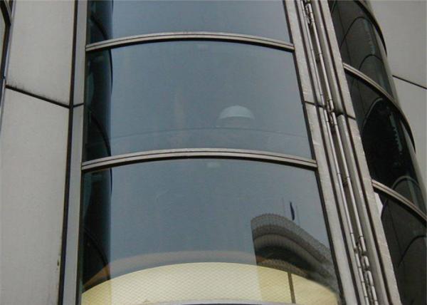 High Color Uniformity Dark Grey Reflective Glass 4mm - 8mm Thickness For