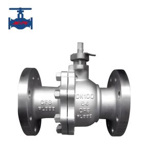 Wholesale CF8 CF8M Flanged Ball Valve , Ball Type Float Valve ANSI Standard from china suppliers