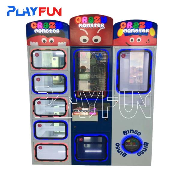 Latest Hot Selling Coin-operated Kids Aldults Shopping Mall Carnival Snack Man 6 Box Bill Acceptor Present Gift Vending Machine
