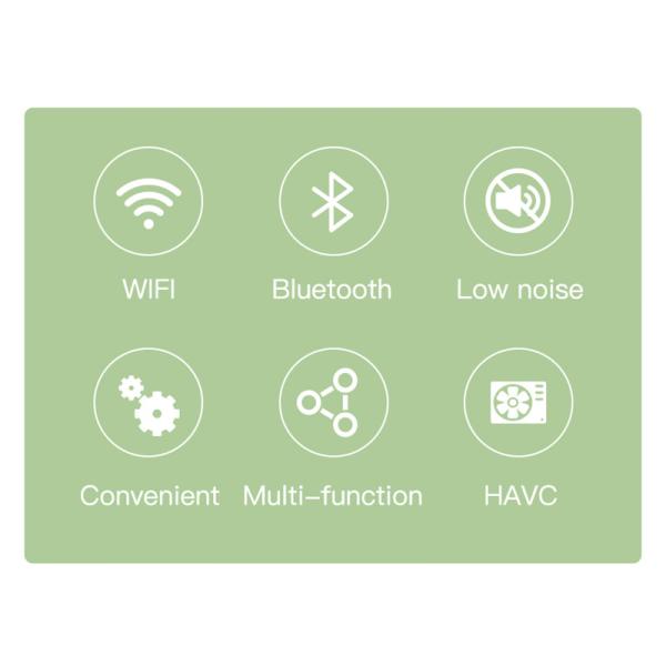 HOMEFISH Electric Aroma Diffuser Essential Oil Diffuser Air Freshener 800ml