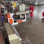 Plastic Single Screw Extruder Reinforced Flexible PVC Duct Production Line