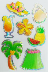 Wholesale Summer Season Style Custom Hologram Stickers Soft Without Harmful Edges from china suppliers