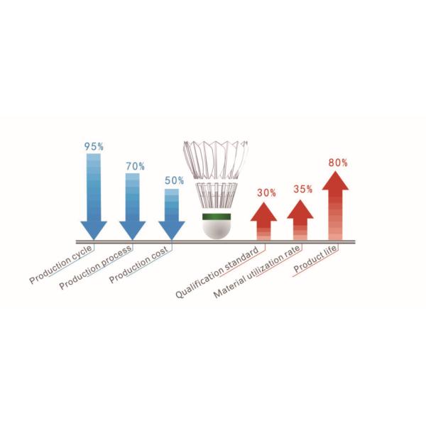 Durable Stable Hybrid Shuttlecock Goose Feather Badminton Shuttlecock For Training