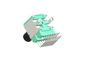 Wholesale Low Price Adjustable Rotary Potentiometer Plastic And Metal 6mm-20mm Shaft 300\u03a9-3MK\u03a9 Resistance from china suppliers