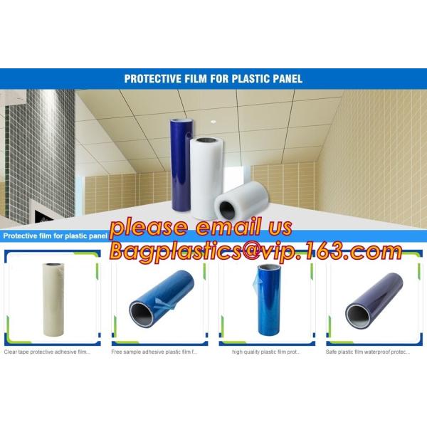Soft PE Protective Film for Stainless Steel Panel Packaging,Self Adhesive Protective Film for Plastic Profile bagplastic